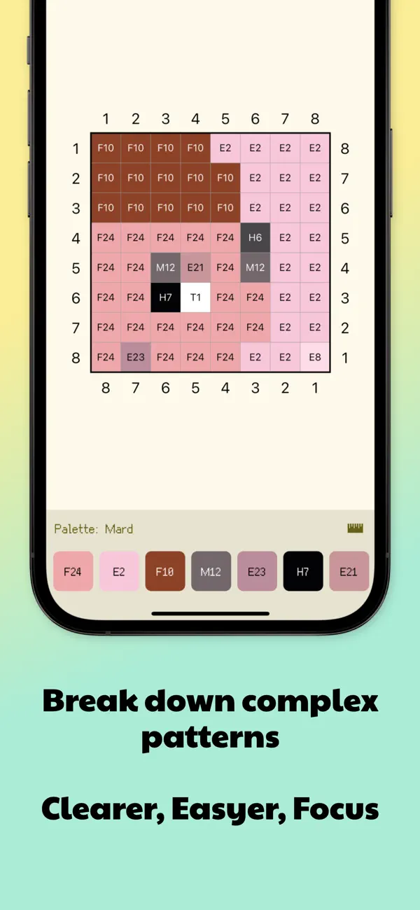 #2. Dot Lab - Perler beads pattern (iOS) di: 桂华 冉