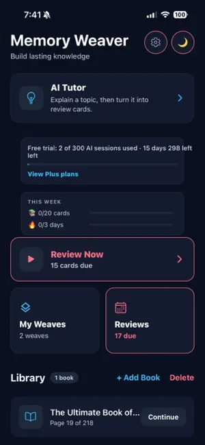 Memory Weaver Smart Review screenshot 1