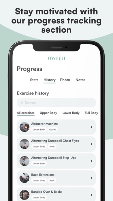 OWNU: Strength & Gym Training Screenshot