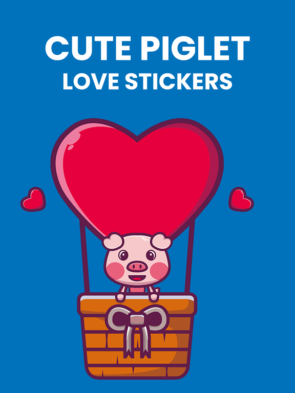 Screenshot #4 pour Cute Piglet Love Stickers