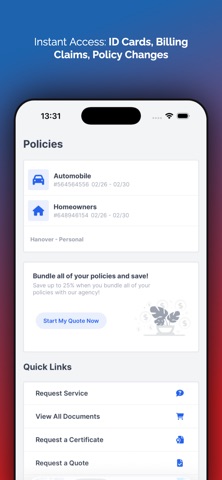 Gaudette Insurance Agency iPhone screenshot