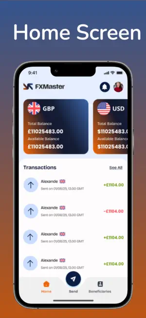 FxMaster-Money Transfer screenshot 3