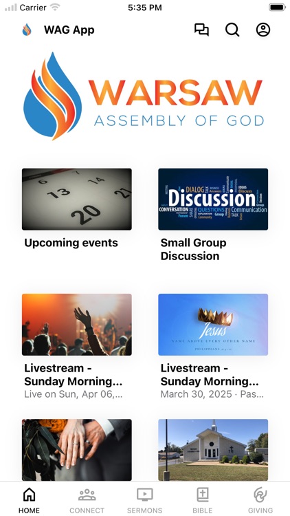 Warsaw Assembly of God App