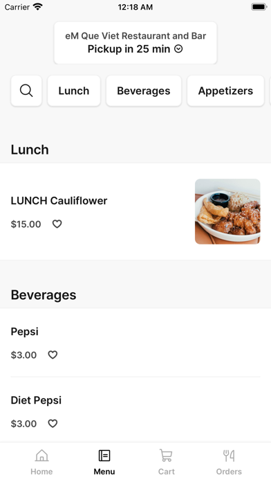 eM Que Viet Restaurant Screenshot