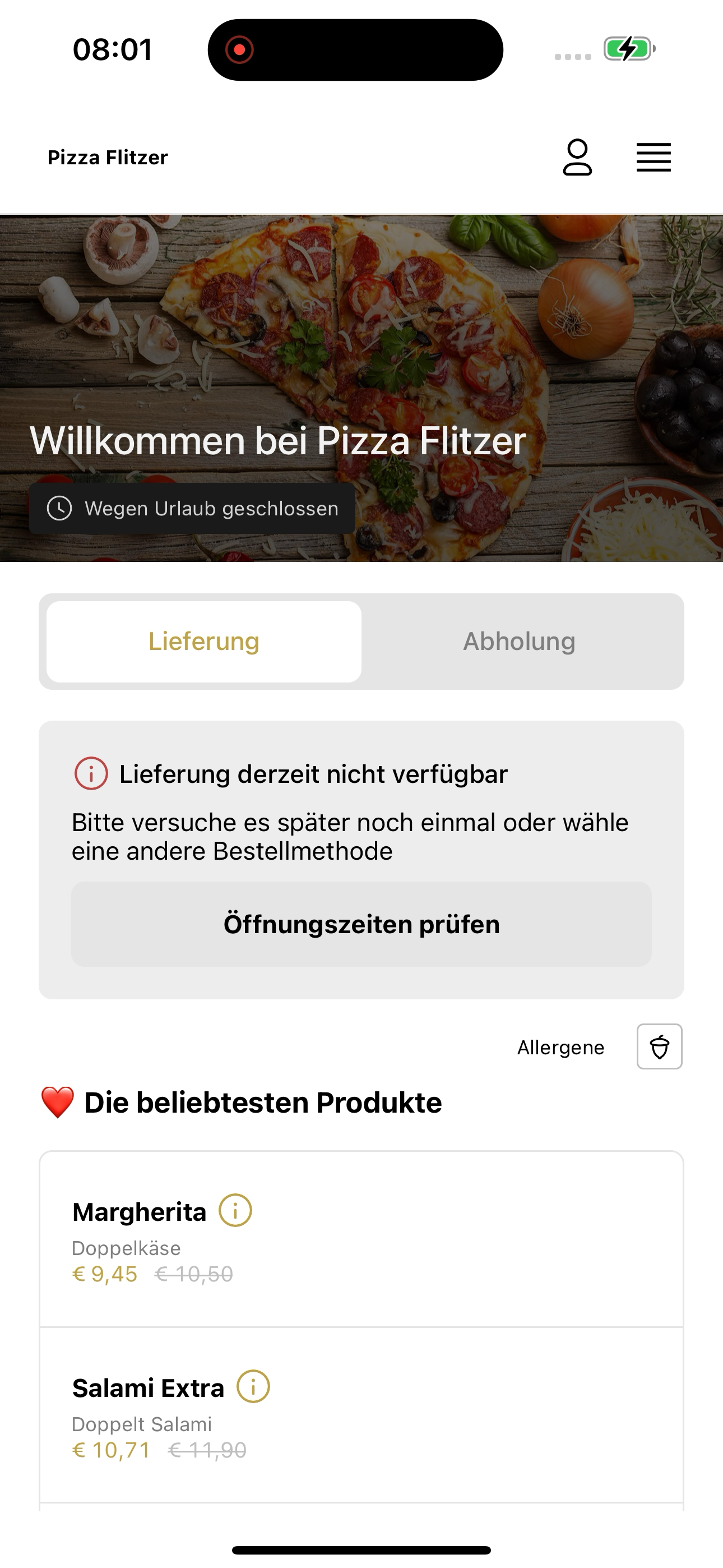 Pizza Flitzer Wien screenshot 6