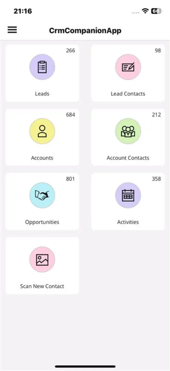 Screenshot #1 pour IFS CRM Companion