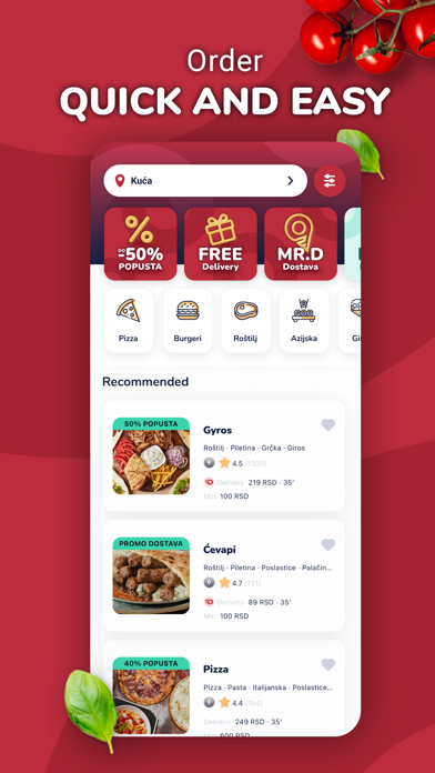 Mister D: Local Food Delivery Screenshot