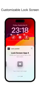 Lock Screen Widgets - Launcher screenshot #1 for iPhone