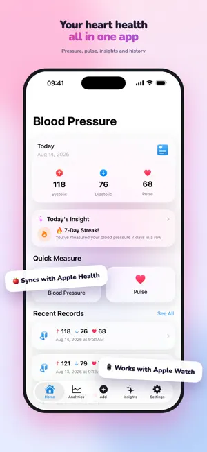 Pulse Measure & Blood Pressure screenshot 4