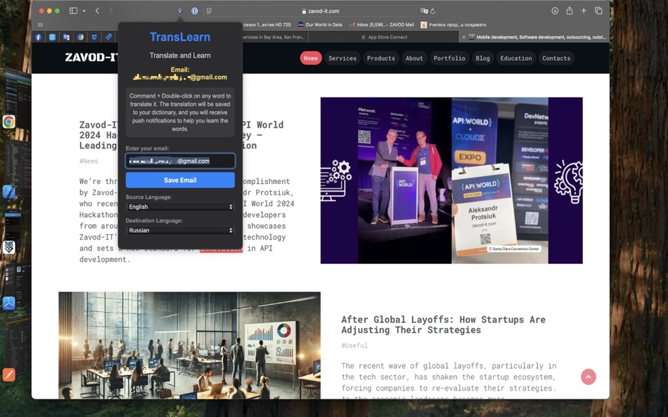 #8. TransLearn - AI language learn (macOS) 게시자: Coiner.Cab Corp