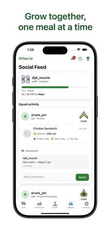 FitTextAI—Lazy Calorie Tracker Screenshot 4 of 5