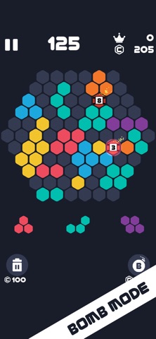 Hexa 1010 :Fill Hexagon Blocks iPhone screenshot