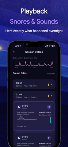 AutoSnore iPhone screenshot