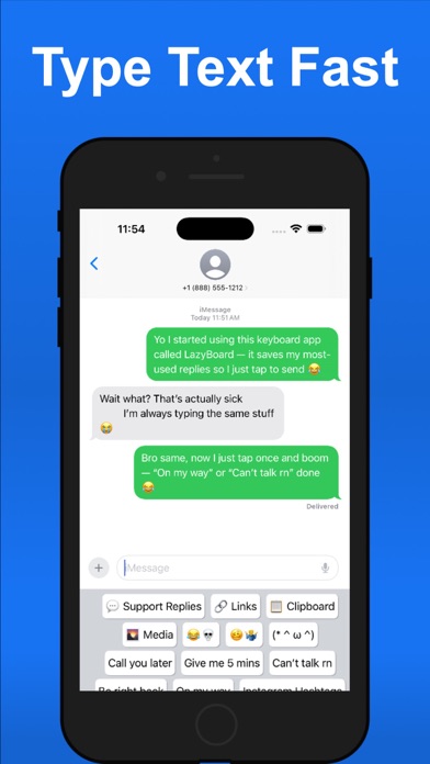 LazyBoard: Fast Typing & Pics Screenshot