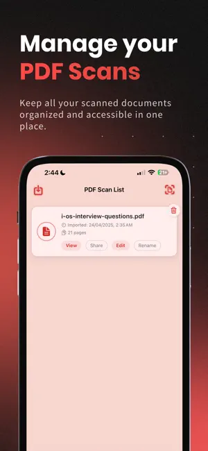 PDFForge - PDF Scanner & Edit screenshot 1