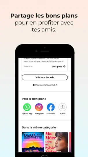 Capture d'écran de Pass Culture sur iPhone 6