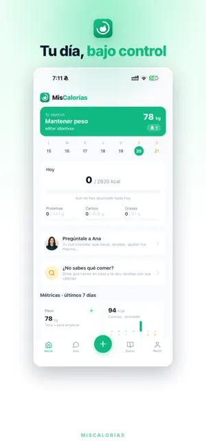 MisCalorías screenshot 4