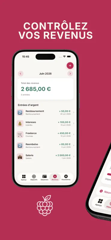 Gestion de budget - Framboise screenshot 6 of 8