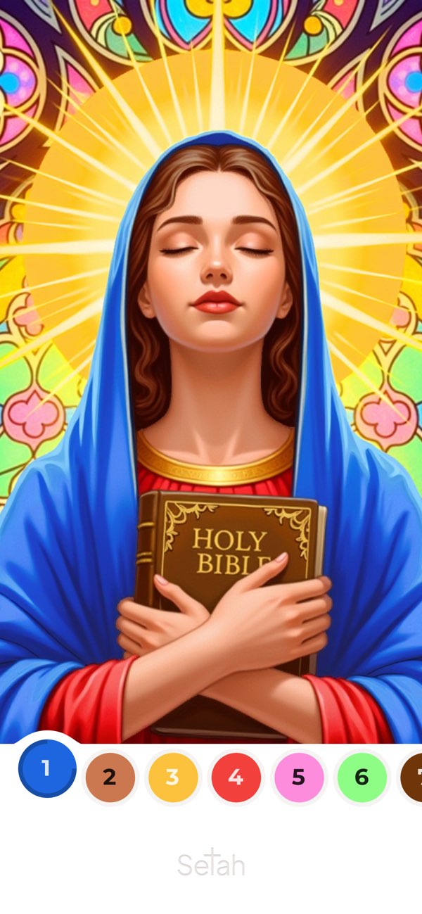 Selah - Bible Coloring Game screenshot 4