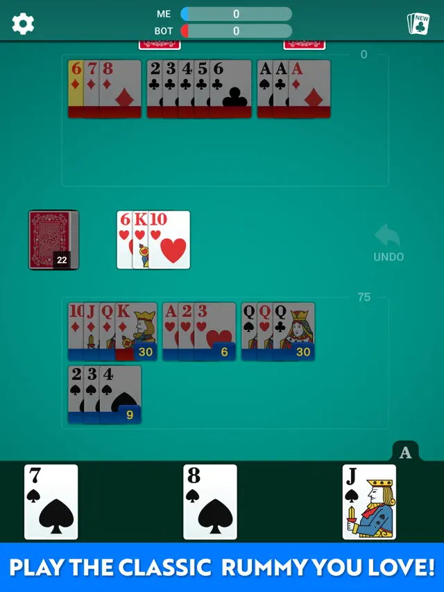 Rummy 500 - Card Game * screenshot 19