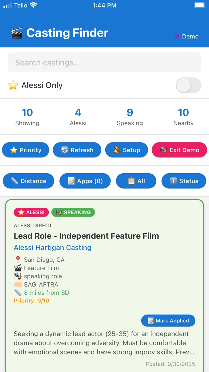 iPhone screenshot