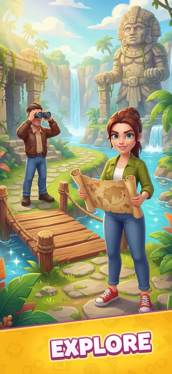 #6. Traveltales: Merge Puzzle Game (iOS) Von: Icy Ghost Ltd.