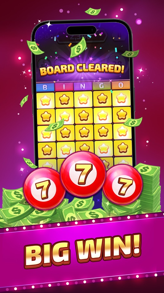 #4. Big Cash Bingo™:Win Real Money (iOS) Podle: Bring It On Games Ltd.