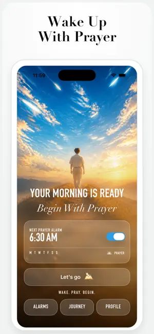 Prayer Alarm: Wake With God screenshot 1