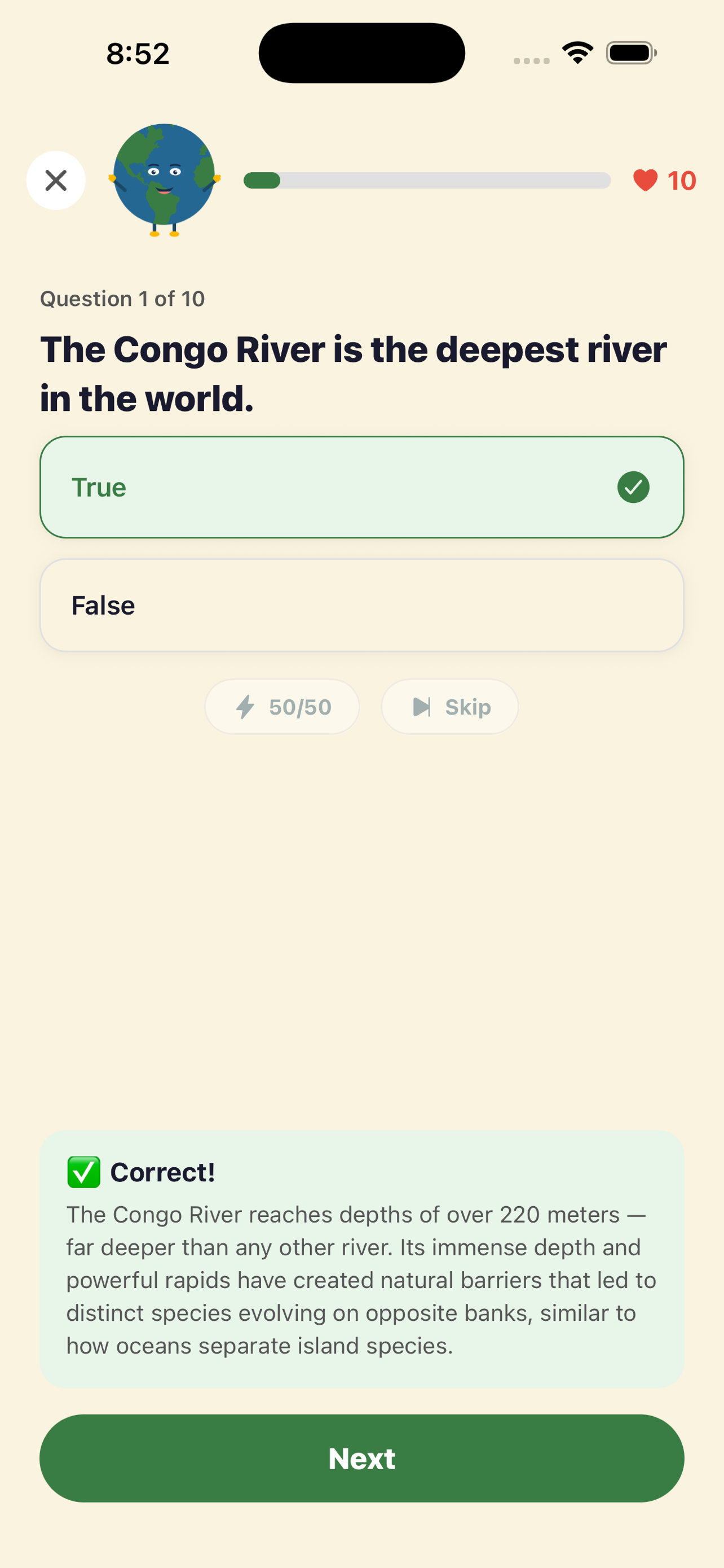 Globi: Geography Quiz screenshot 3