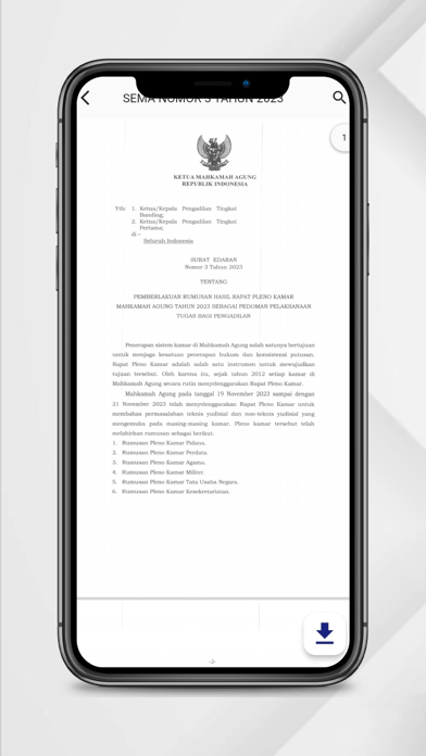 JDIH Mahkamah Agung RI Screenshot