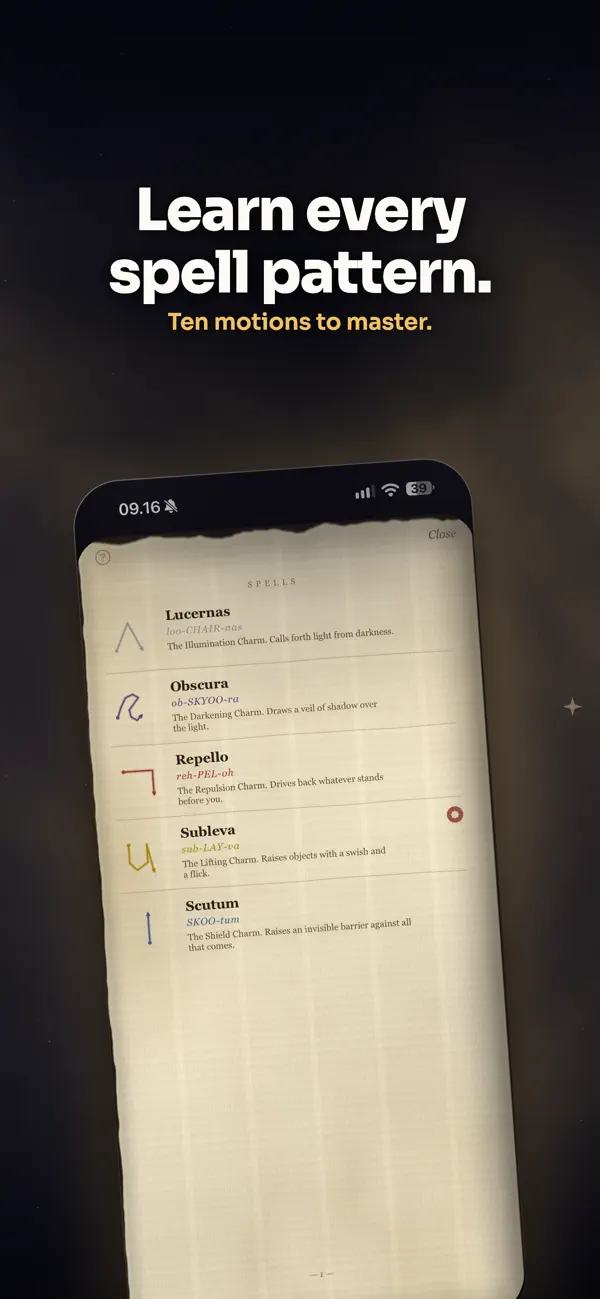 Screenshot #3 pour Spellbook - REAL Wand Gestures