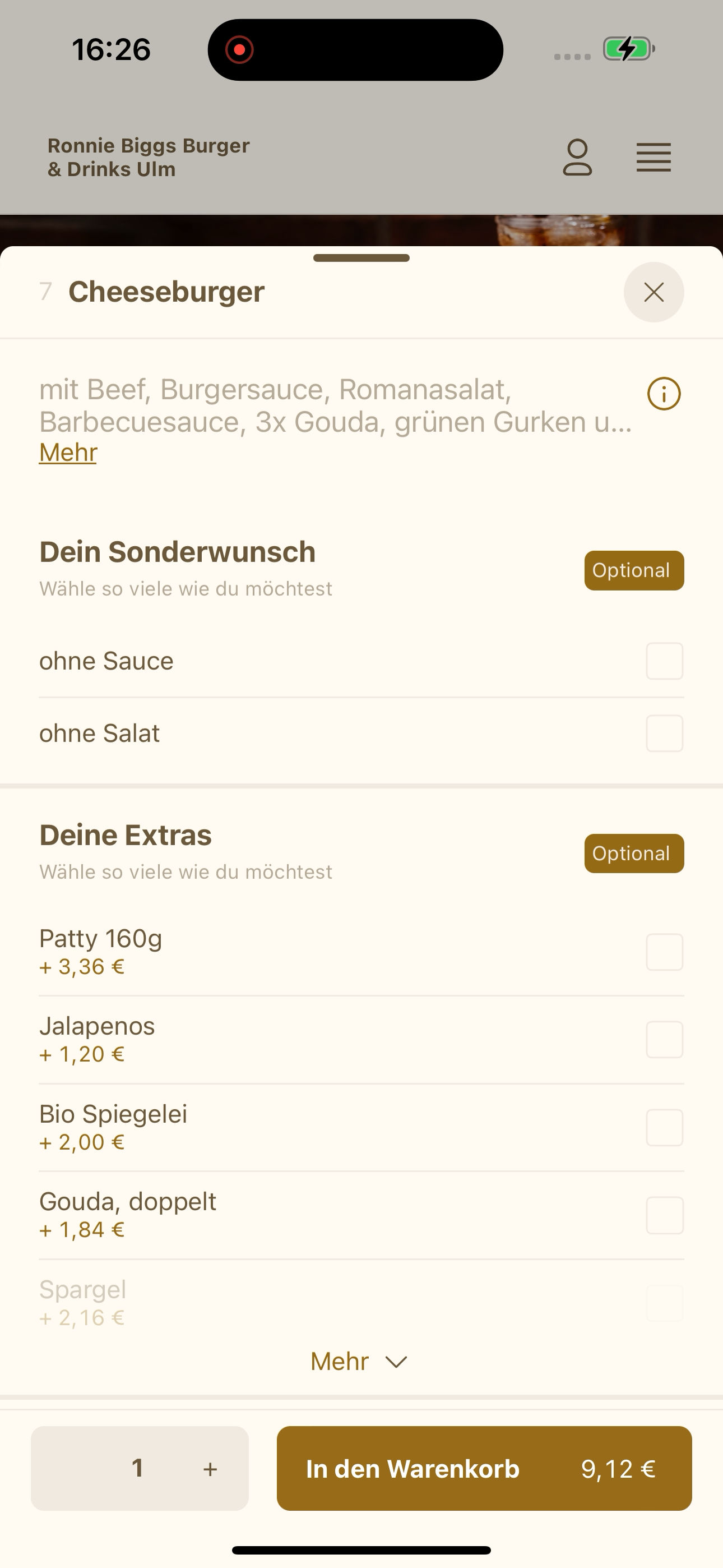 Ronnie Biggs Burger and Drinks screenshot 4