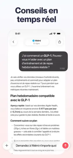 Capture d'écran de Welmi - Compteur De Calories sur iPhone 6