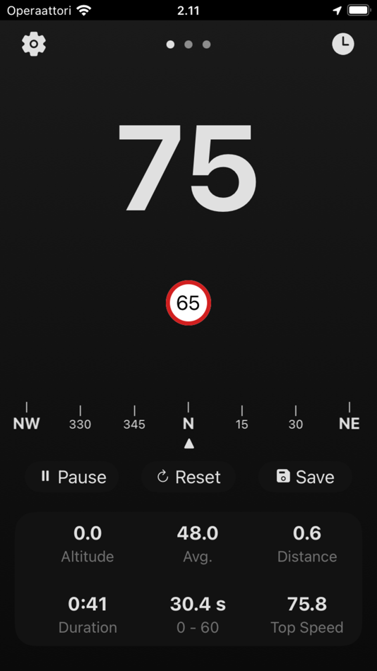#6. Speedometer ^ (iOS) 由: Joel Tikkanen