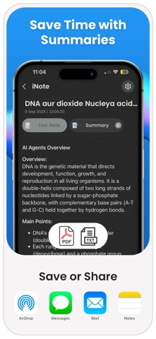 AI Note Taker - iNote screenshot