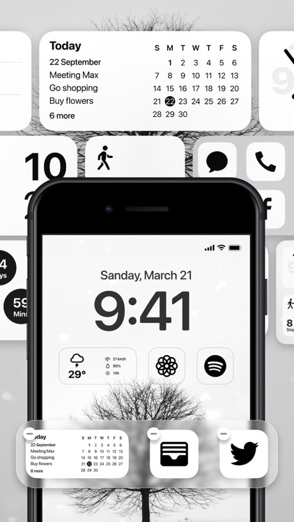 Custom Widgets Kit for iPhone