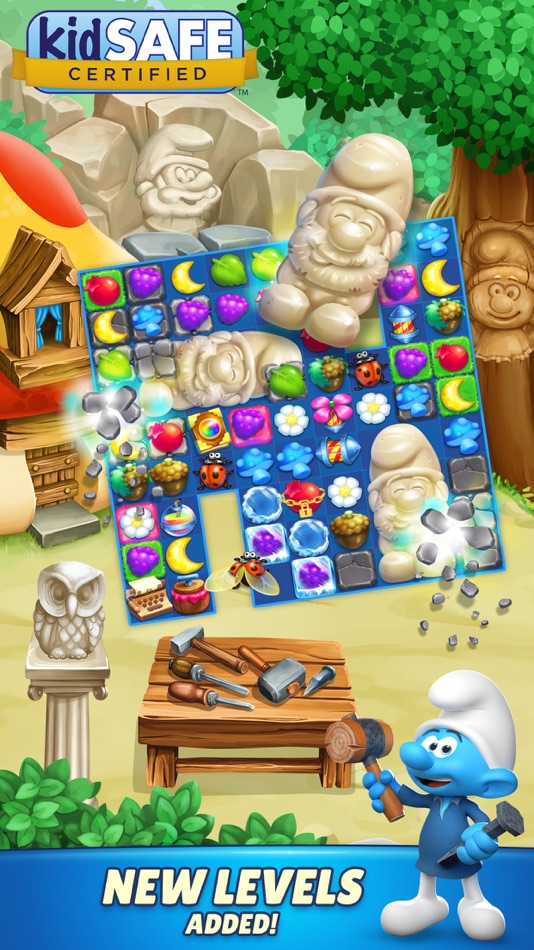 #9. Smurfs Magic Match (iOS) โดย: Garden City Games