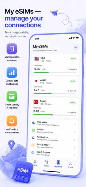 Vlex eSIM screenshot 2
