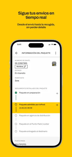 InPost – Rastrea tu pedido iPhone screenshot 4