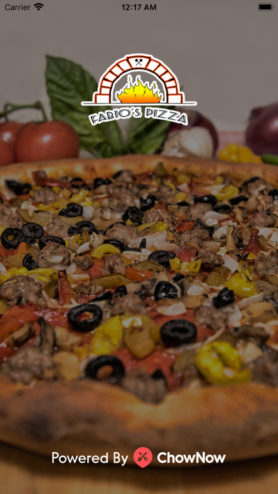 Fabio's Pizza iPhone screenshot 1 - Food & Drink app