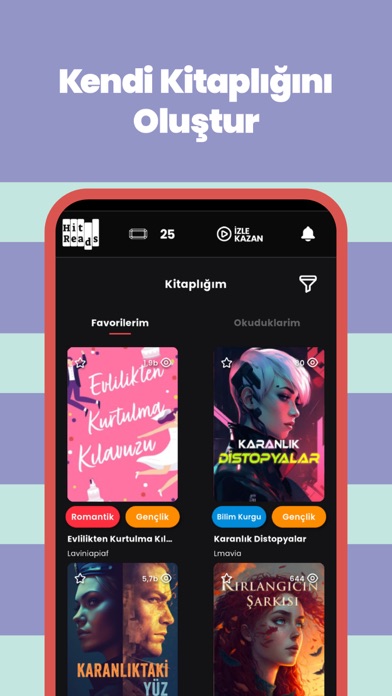 Hitreads: Kitap, Hikaye Okuma Screenshot