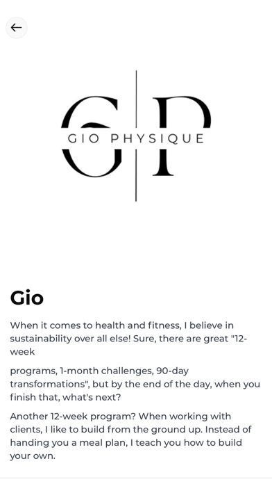 Gio Physique Screenshot