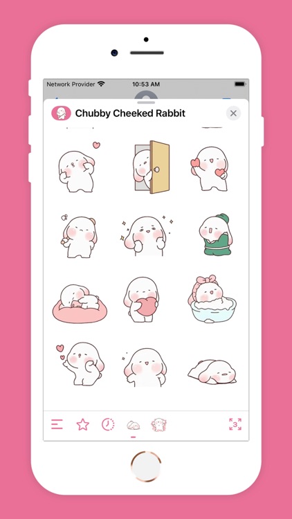 Chubby Cheeked Rabbit Animated