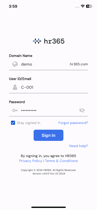 hr365 Screenshot 1 of 5
