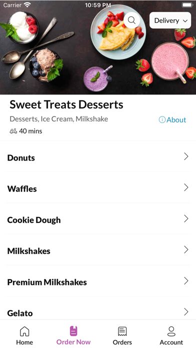 Sweet Treats Desserts Screenshot