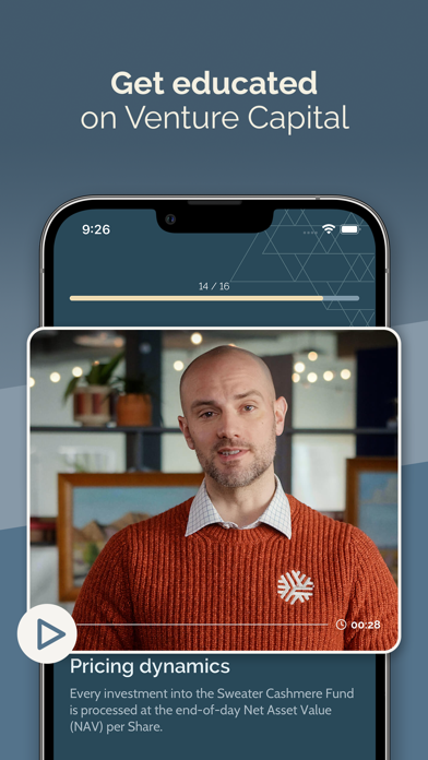 Sweater: Invest in Startups Screenshot