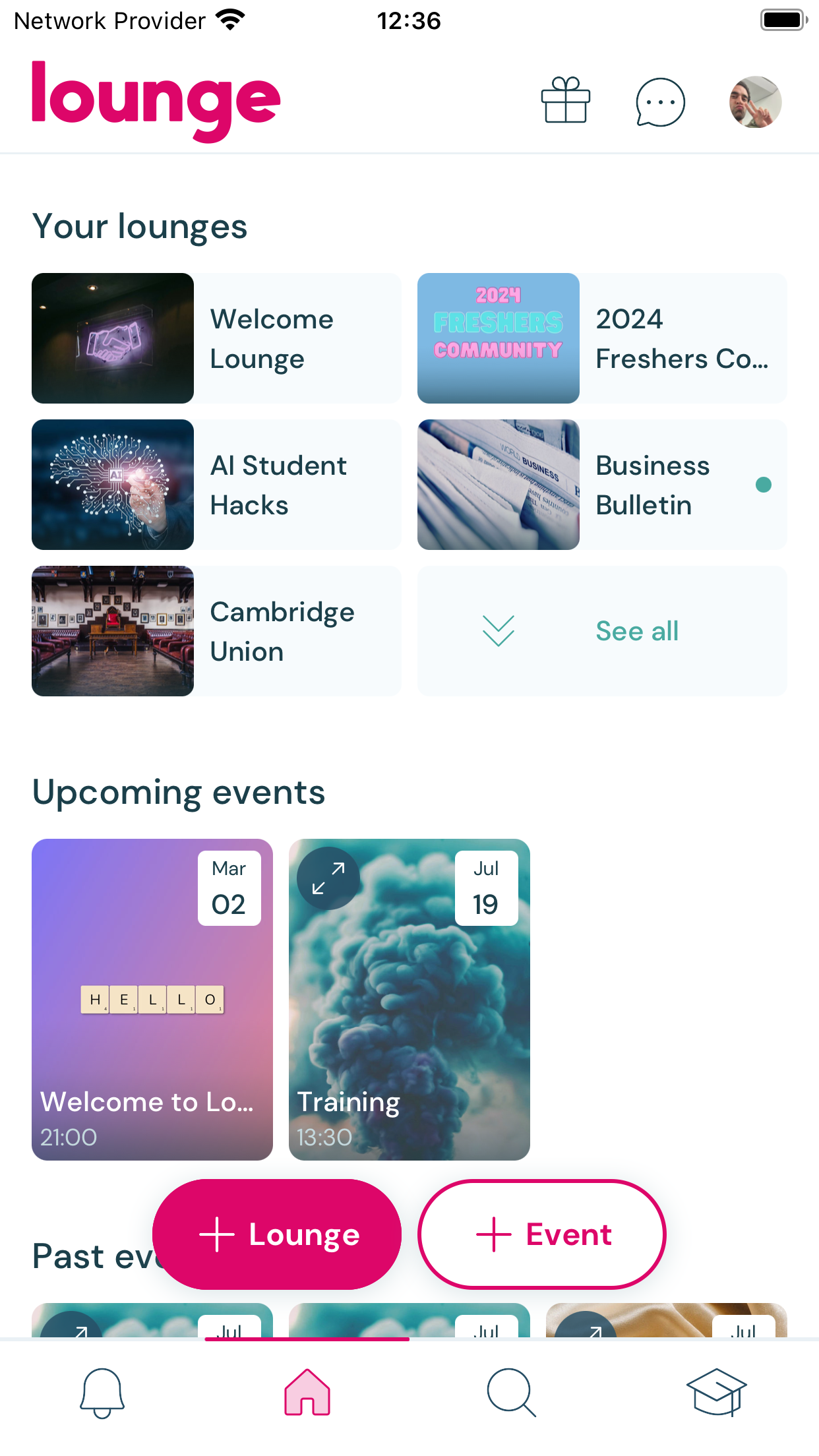 Lounge - Groups & Events