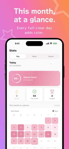 Cheerly - Habits with a friend iPhone screenshot