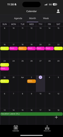 sabris Shift Plan Screenshot 7 of 10