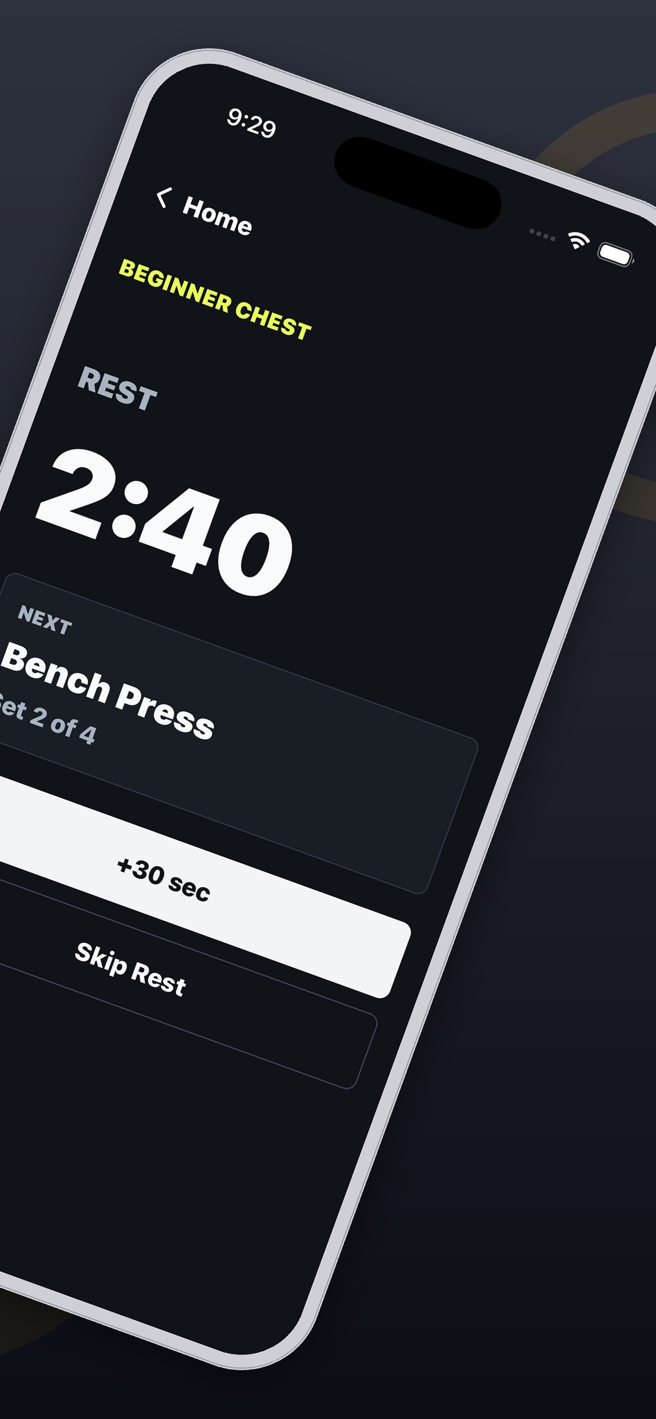 Beginner Gym Timer screenshot 2